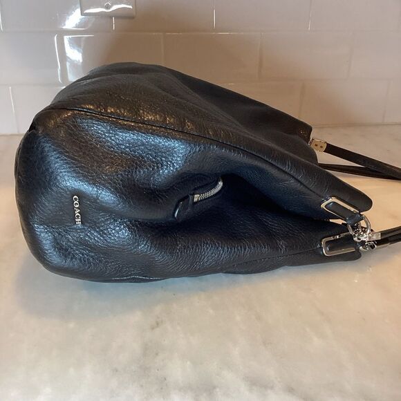 Coach Madison Phoebe Pebbled Leather Shoulder Bag (#1) - Picture 6 of 15